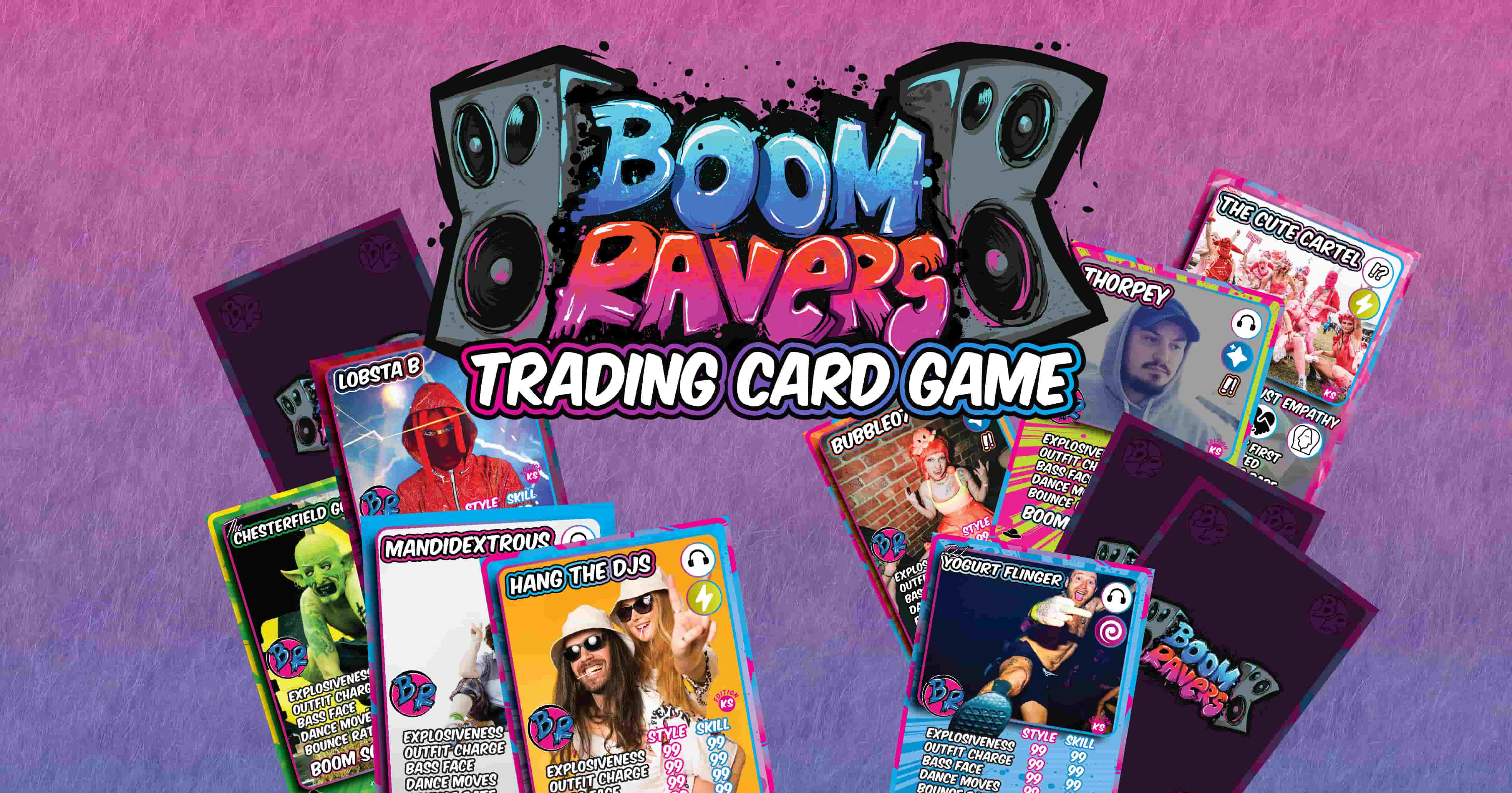 Raver Card Boom Ravers Cards | The Trading Card Game Born from Rave Culture